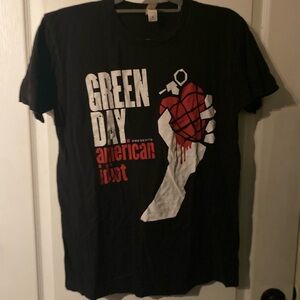 Tultex Black Greenday Graphic Tee
